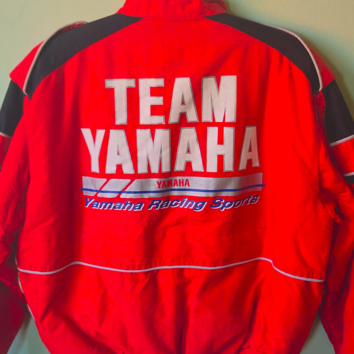 Yamaha Team Racing jacket sports Riding Wear bomber Sz Men's L