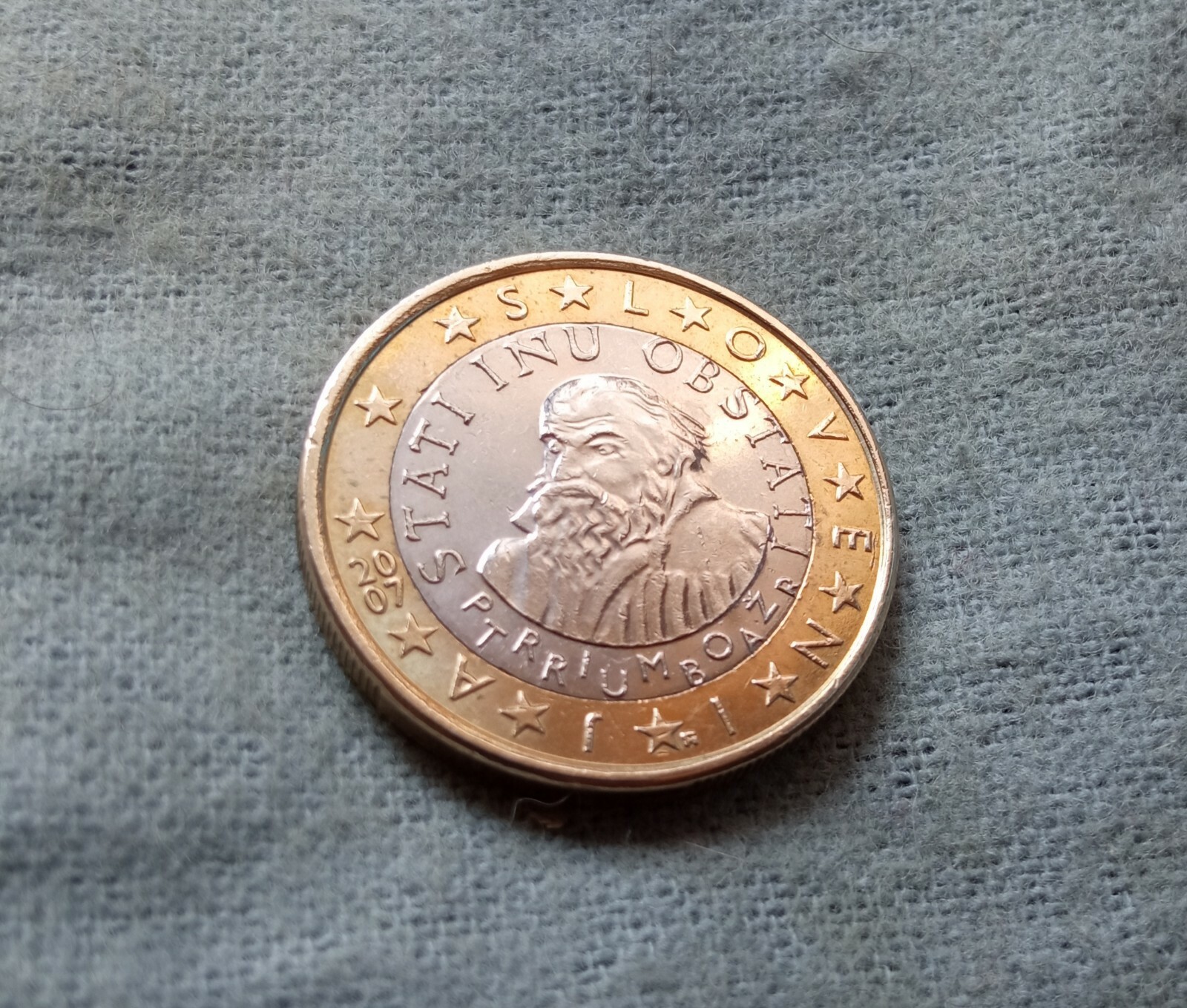 Piece 1 Euro Stati Inu 2007 Valeur 🔥1 Euro Raro🔥 Slovenia stati inu obstati 2007, ERRORI CONIO RARI🔥  perfettaFDC | eBay