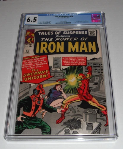 Tales of Suspense # 56..CGC Blue  6.5  Fine+ grade..1964 comic--1st Unicorn--abf