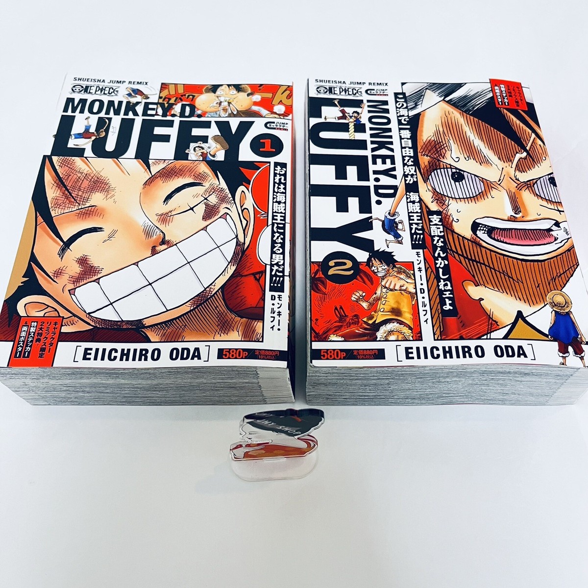 ONE PIECE MONKEY.D.LUFFY Character Book Vol. 1-2 Japanese Comic