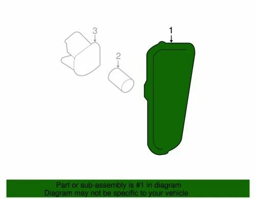 Original GM 2006-2011 Chevrolet HHR Panel Wagon Lado Derecho Marcador Lámpara 15875483 Foto 2 de 2