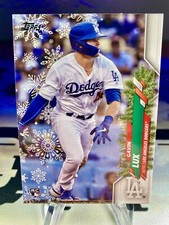 2020 Gavin Lux Topps Holiday Rookie Card #HW1 Los Angeles Dodgers. rookie card picture