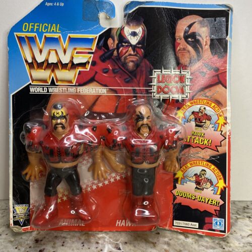 1991 Hasbro WWF Legion Of Doom Tag Team Action Fig...