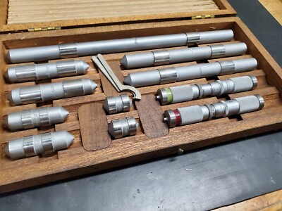 11pc Bridgeport Pecision End Measuring Rod Set
