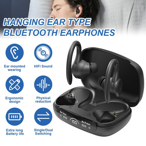 Wireless Headphones Bluetooth 5.3 Headset LED Lights Display Earphone For Gifts - Picture 18 of 20