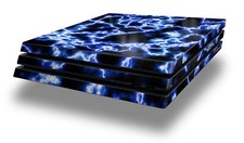 Skin for PS4 Pro Console Electrify Blue
