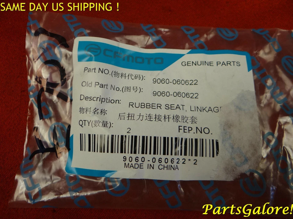 2pc CFMoto Linkage Cover / Rubber Seat 600 625 CF196 ZForce Z6 9060-06062 FS - Image 2 of 4