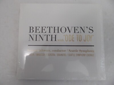 NEW Beethoven's Ninth with ''Ode to Joy'' Audio CD By Seattle Symphony Schwarz
