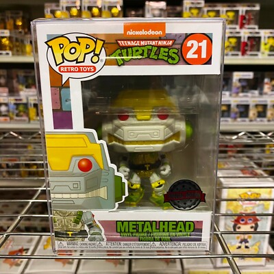 Funko Pop Retro Toys TMNT : METALHEAD #21 Vinyl Special Edition ''MINT'' 