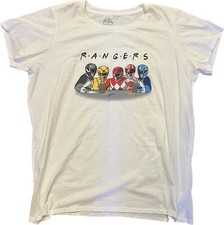 Vintage Power Rangers T-Shirt FRIENDS theme