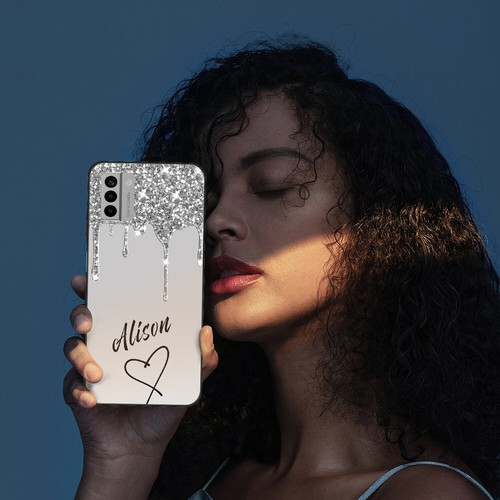 Pretty Personalised Phone Case Silicone Cover For Nokia C210 G310 C300 G400 C110 - Photo 19 sur 58