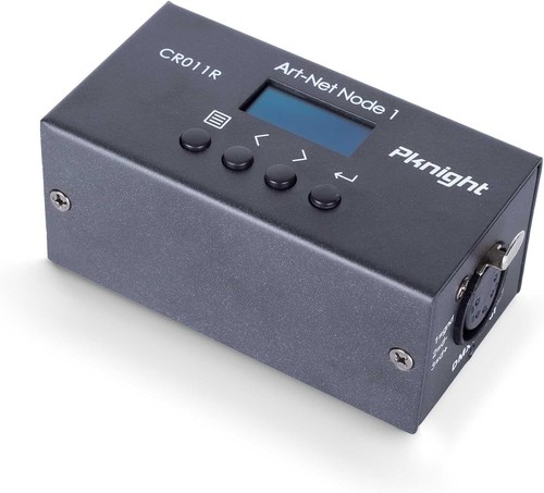 Compact Bi-Directional ArtNet DMX Controller with OLED Display & Custom Features - Picture 3 of 11