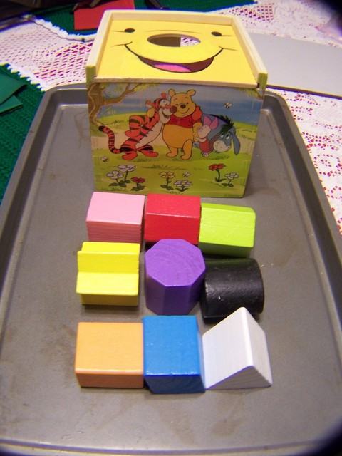 Melissa & Doug Disney Baby Winnie the Pooh Wooden Shape Sorting Cube | eBay
