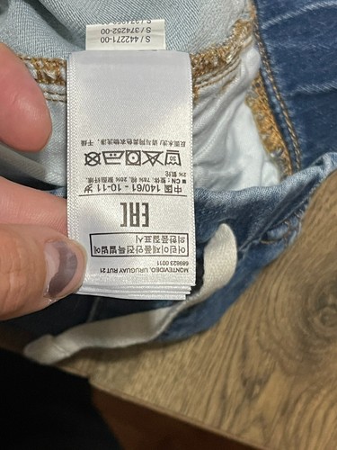 Gap Skirt, Girl's Size Large, Blue, Denim, Mini, Waist Tie - Picture 9 of 10