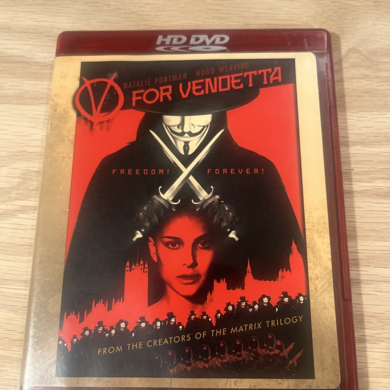 V For Vendetta (HD DVD, 2006) No Scratches.