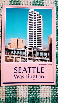 BEAUTIFUL POST CARD WESTLAKE CENTER SEATTLE WASHINGTON