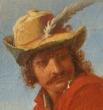 David Teniers Nachfolger um 1780, Der Scherenschleifer, Öl auf Leinen