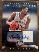 2014-2015 Panini Totally Certified Future Stars- Anthony Davis Auto Card #39/99