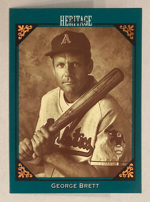 1993 Studio Heritage - George Brett - #1 - Kansas City Royals - NrMt