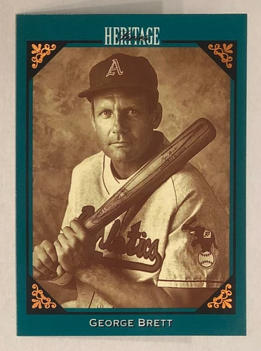 1993 Studio Heritage - George Brett - #1 - Kansas City Royals - NrMt