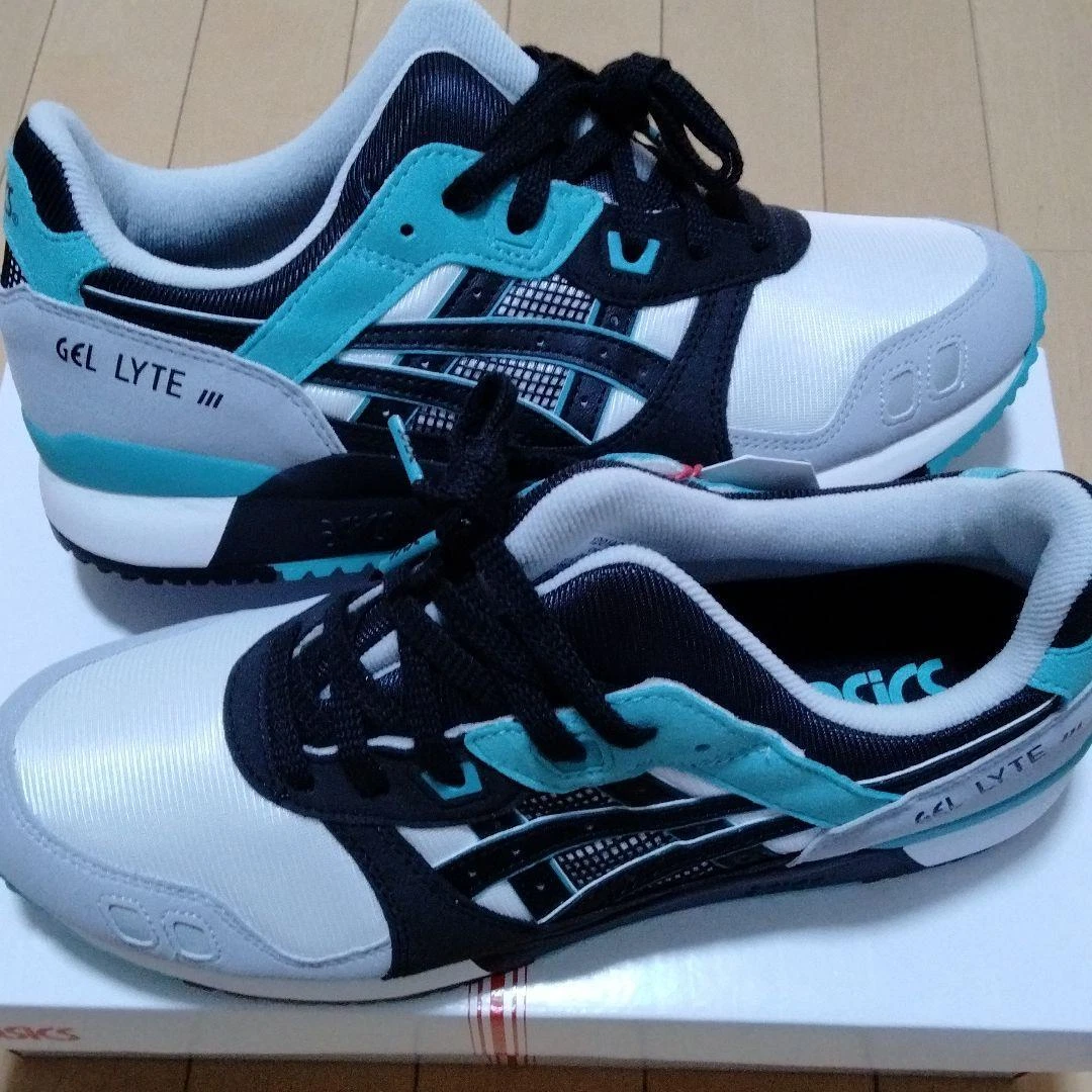 Asics Sportstyle Men s Shoes GEL LYTE III OG 1201A051 WHITE BLACK US8.5