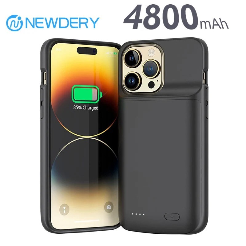 NEWDERY For iPhone 12Mini 13Mini  Battery Charger Case Power Bank Charging Cover