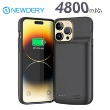NEWDERY Battery Charger Case For iPhone 13mini/12mini Power Bank Charging Cover