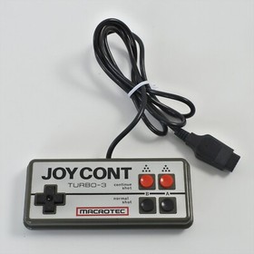 MSX JOY CONT Controller TURBO-3 MACROTEC Tested Control Pad JAPAN Game Ref 2321