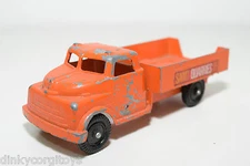 LONE STAR LONESTAR SAND QUARRIES TRUCK LORRY ORANGE GOOD CONDITION