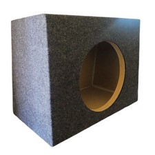 Hatchback 10 Oversized Sealed Subwoofer Box Enclosure For Car Audio -Gray