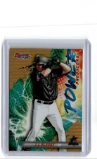 2019 Bowman's Best Power Producers Gold Refractor J.J. Bleday 14/50 Miami