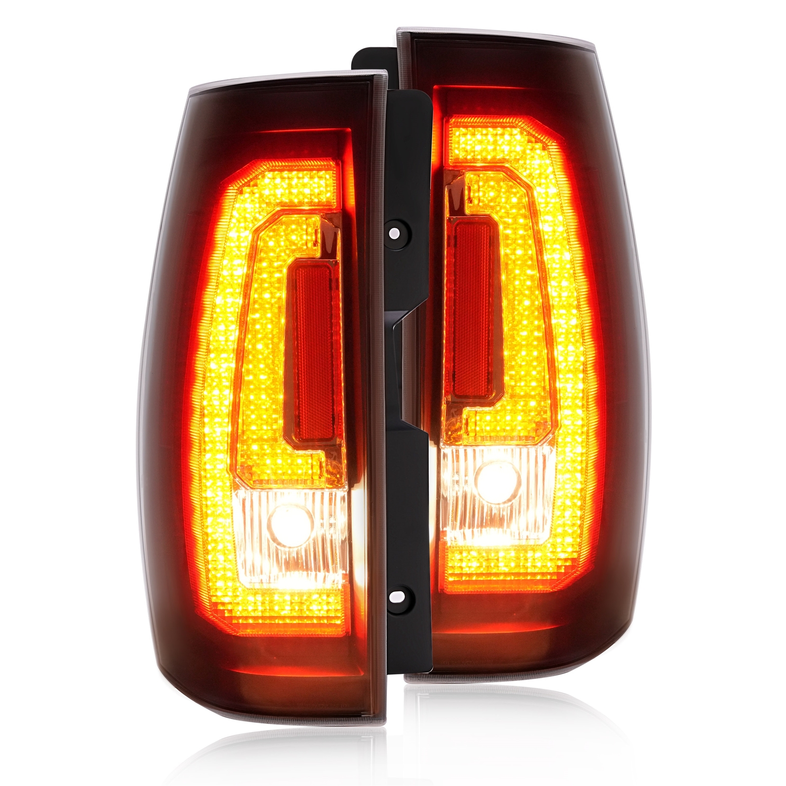 LED Tail Lights Brake Lamps Red Bar Signal for 07-14 Chevy Suburban Tahoe Yukon