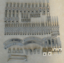 Cadillac Front Bumper Brackets Nuts Bolts Round Flat Washers 1962 62 Oem