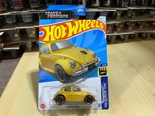 HOT WHEELS TRANS FORMERS 186 BUMBLEBEE VW VOLKSWAGEN BEETLE GOLD