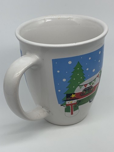Royal Norfolk Christmas Holiday Santa + Schneemann, Weihnachtsmann + Rentier Tee Kaffeebecher - Bild 9 von 12