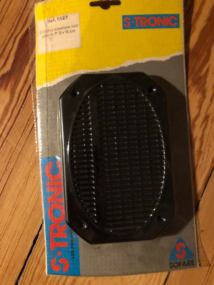 Ridgetube Lot De 4 Grilles Décoratives En Maille Pour Haut-Parleur Noir 5,1 Cm - TV