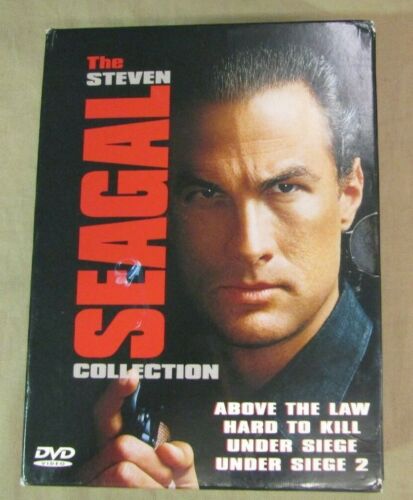 1 y 2 DVD colección de películas de Steven Seagal Above the Law difíciles de matar bajo asedio - Imagen 1 de 3