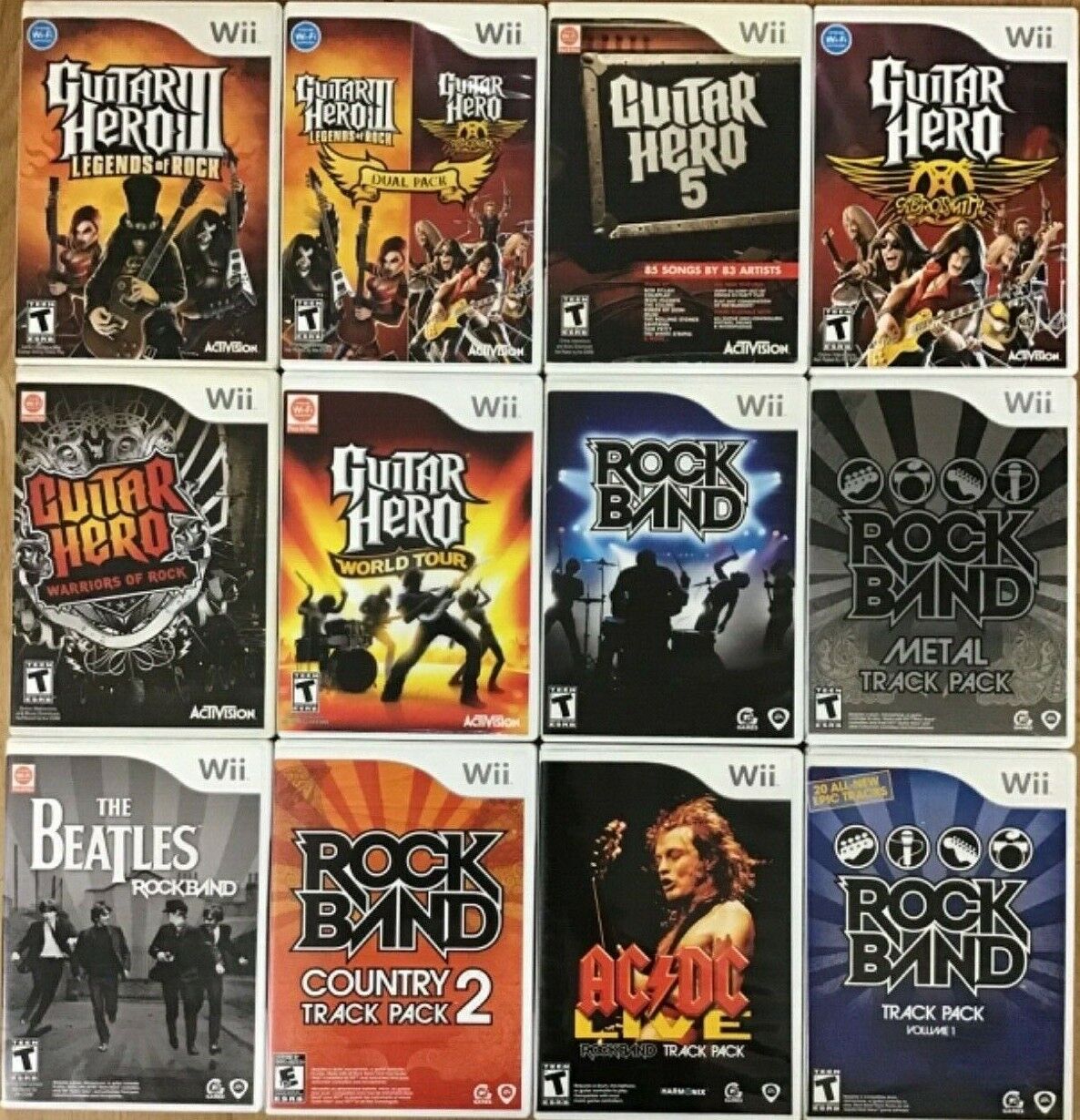 gevangenis Beyond Desillusie Guitar Hero / Rock Band (Nintendo Wii) Wii Tested | eBay
