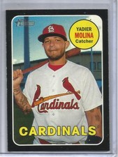 Yadier Molina 2018 Topps Heritage Black Border (Only 50 Produced)