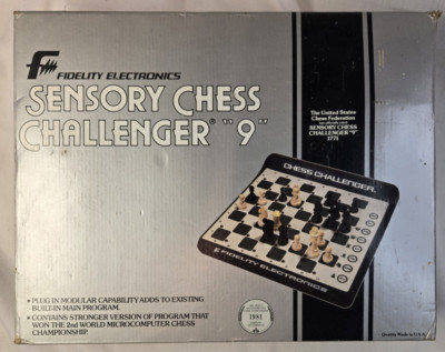Fidelity Electronics Sensory Chess Challenger 9 SC9 Tested AC/DC