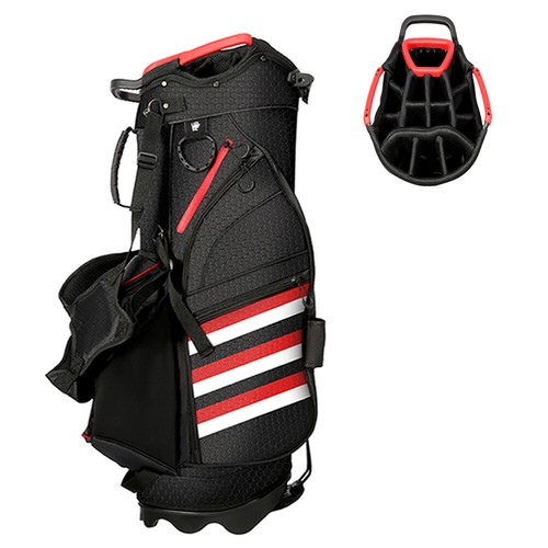 14 Way Lightweight Golf Stand Bag w/ Cooler Bags & Rain Hood Large Golf Club Bag - Picture 16 of 23
