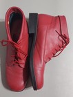 Step Up Comfort - men's red leather dress shoes hi back red laces - size 11M — photo 1