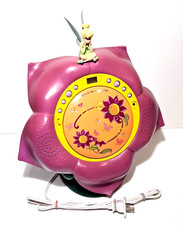 Vintage Disney Tinkerbell Fairy Purple Flower CD Player Boombox F500B Works