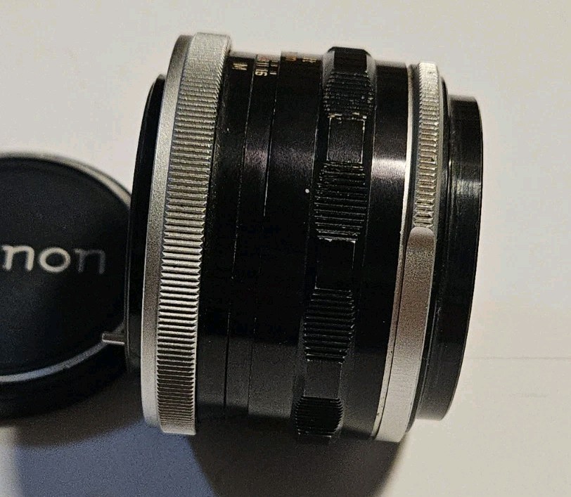 CANON FL 50mm f/1.8 Lens Made In Japan 