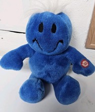 Vtg Dan Dee Blue Smiley Tickle Tickle Wiggle Wiggle Talking