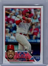 2023 TOPPS SILVER FOIL Darick Hall Rookie Philadelphia Phillies #209