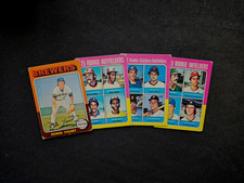 1975 Topps Mini Robin Yount Gary Carter Jim Rice Hernandez Rookie Baseball Lot 4