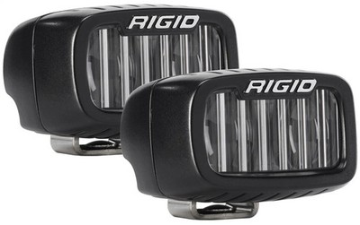 Rigid Industries 902533 SR-M Series DOT/SAE J583 White LED Fog Light, Pair