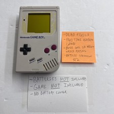 Defective - Nintendo Game Boy Console Dmg-01 Grey Original Gb Dead Pixels 2