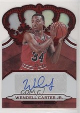 2018-19 Panini Crown Royale Rookie Red 86/99 Wendell Carter Jr #CR-WCJ Auto 1h5